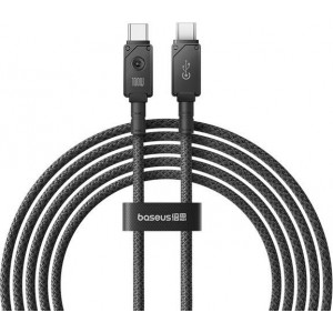 Data cable Baseus Unbreakable, Type-C - Type-C, 100W, PD, 1.0m, Black - 40424