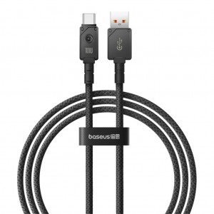 Data cable Baseus Unbreakable, Type-C, 100W, 1.0m, Black - 40426