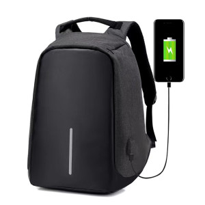 Laptop backpack No brand BP-01, 15.6", Μαυρο - 45283