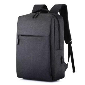 Laptop backpack No brand BP-02, 15.6", Μαυρο - 45285