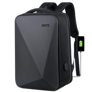 Laptop backpack No brand BP-26, 15.6", Μαυρο - 45306