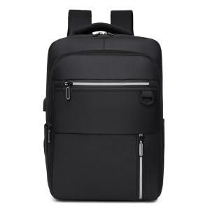 Laptop backpack No brand BP-29, 15.6", Μαυρο - 45309