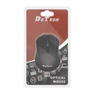 DeTech Ενσύρματο Ποντίκι Γαλάζιο