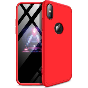 GKK 360 Full Cover Hole Κόκκινο (iPhone XS Max)