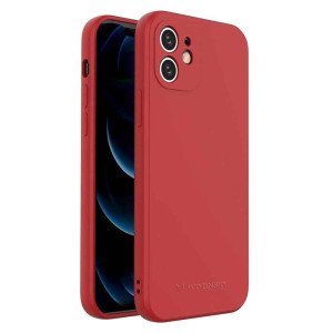 Wozinsky Color Case silicone flexible durable case iPhone XS / iPhone X red