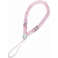 Hurtel Glass Beads Λουράκι Καρπού για Κινητά Ροζ Hurtel Glass Beads Λουράκι Καρπού για Κινητά Ροζ