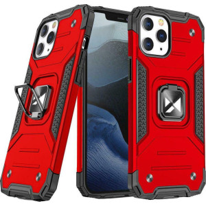 Wozinsky Ring Armor Case Kickstand Tough Rugged Cover για iPhone 13 κόκκινο