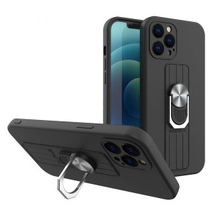 Back Case Ring Stand iPhone XS Max black