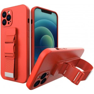 Hurtel Rope Back Cover Σιλικόνης Κόκκινο (iPhone 13)