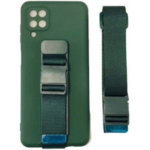 Hurtel Rope Air Bag Back Cover Σιλικόνης Dark Green (Galaxy A12)