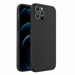 Wozinsky Color Back Cover Σιλικόνης Μαύρο (iPhone 13 Pro)