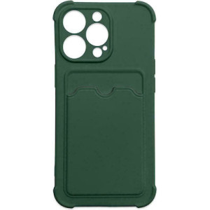 Hurtel Card Armor Back Cover Σιλικόνης Ανθεκτική Πράσινο (iPhone XS Max)