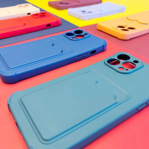  Hurtel Card Case Xiaomi Redmi 9A Μπλε Σκούρο