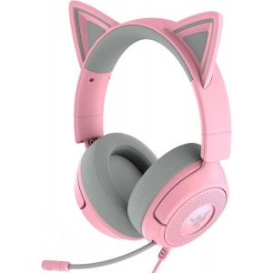 Kraken Kitty V3 X Quartz - Gaming Headset - Kitty Ears - 7.1 Surround - PC/PS5/Xbox/Switch 2 - 3.5mm