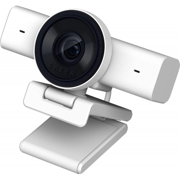 Razer KIYO V2 X White - 2K 60fps - Auto Focus - 80° FOV - Low Light Sensor - USB Streaming Webcam