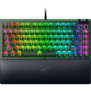 Razer BLACKWIDOW V4 75% Phantom Ed. - Mechanical - RGB - Hot-Swappable - Orange Tactile Switches