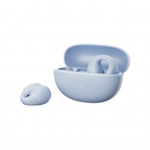 QCY Crossky C10 Blue Open Ear TPU Earclip, IPX5 Call Noise Reduction BT 5.4 Earbuds 30h