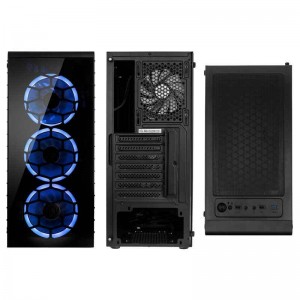 Kolink Observatory Lite RGB Midi-Tower - Tempered Glass - Black Kolink Observatory Lite RGB Midi-Tower - Tempered Glass - Black