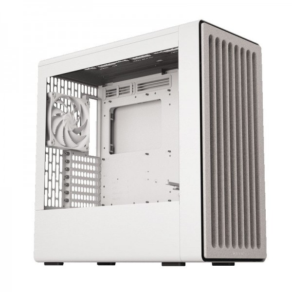 HAVN BF 360 Flow White with 180mm fans - premium ATX mid-tower