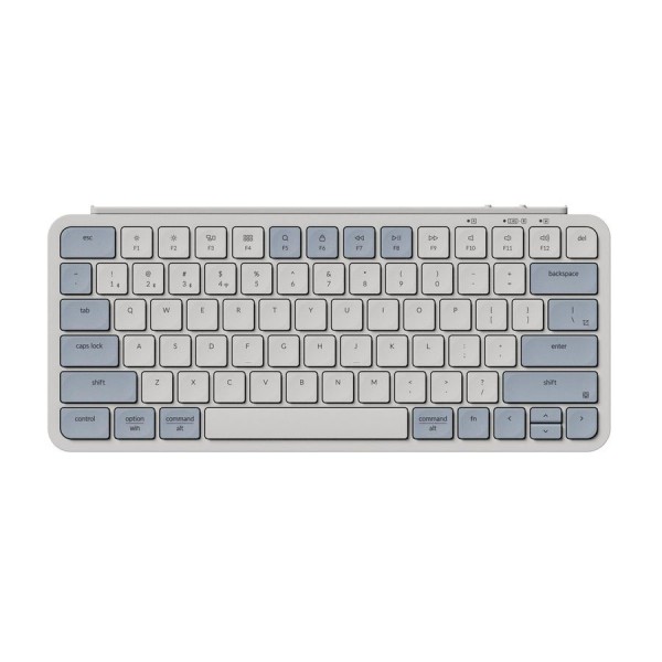 Keychron B1 Pro (B1P-K11) Ultraslim Mini Wireless BT Keyboard ZMK Online customize Retro Blue 75% US