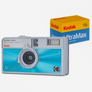 Kodak Ektar H35N HF Film Blue + Ultramax 135-24 Film