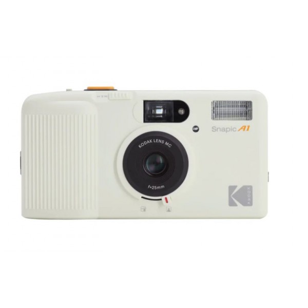 Kodak Snapic A1 35mm Film Camera White motorized