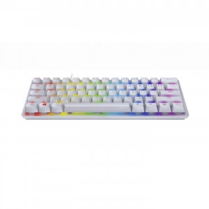 Razer HUNTSMAN MINI MERCURY ED. - 60% Opto Mechanical Gaming Keyboard Purple Switch - US Layout