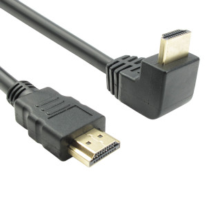 Καλώδιο HDMI Μ/Μ DeTech, 1.5m, Με Γωνιακό Βύσμα