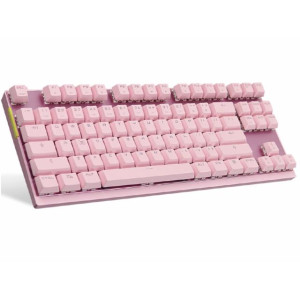 Gaming Mechanical Keyboard Motospeed K82 pink wired with blue switch