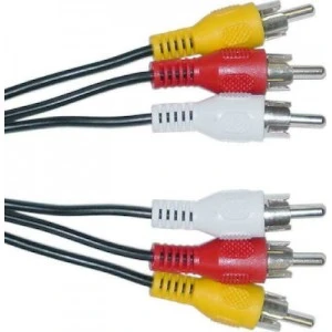 Powertech Cable 3x RCA male - 3x RCA male 3m (CAB-R005)
