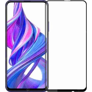 Powertech Tempered Glass 5D, Full Glue, Honor 9X/9X Pro, Μαύρο
